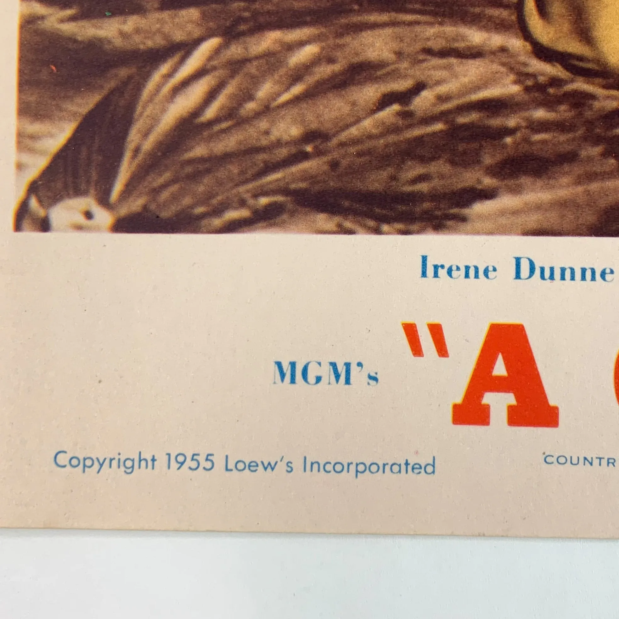 1955 A Guy Named Joe Spencer Tracy MGM Irene Dunne Lobby Card #5