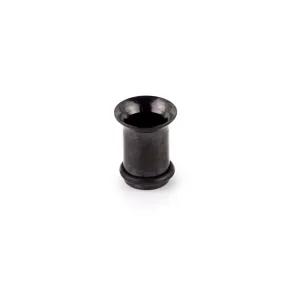 2 Gauge Black Single Flared Earlet