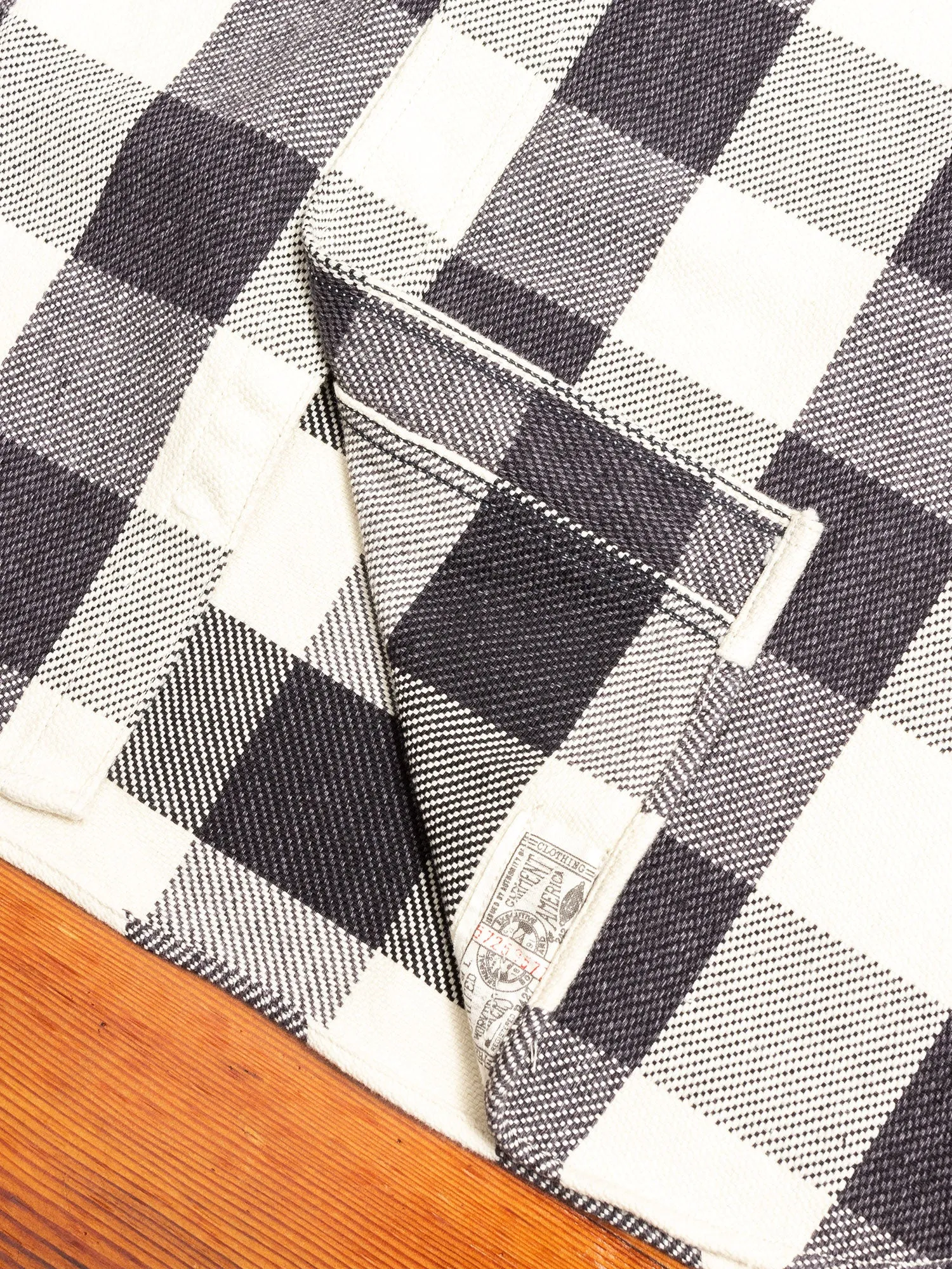 720WS Heavy Flannel Shirt in White