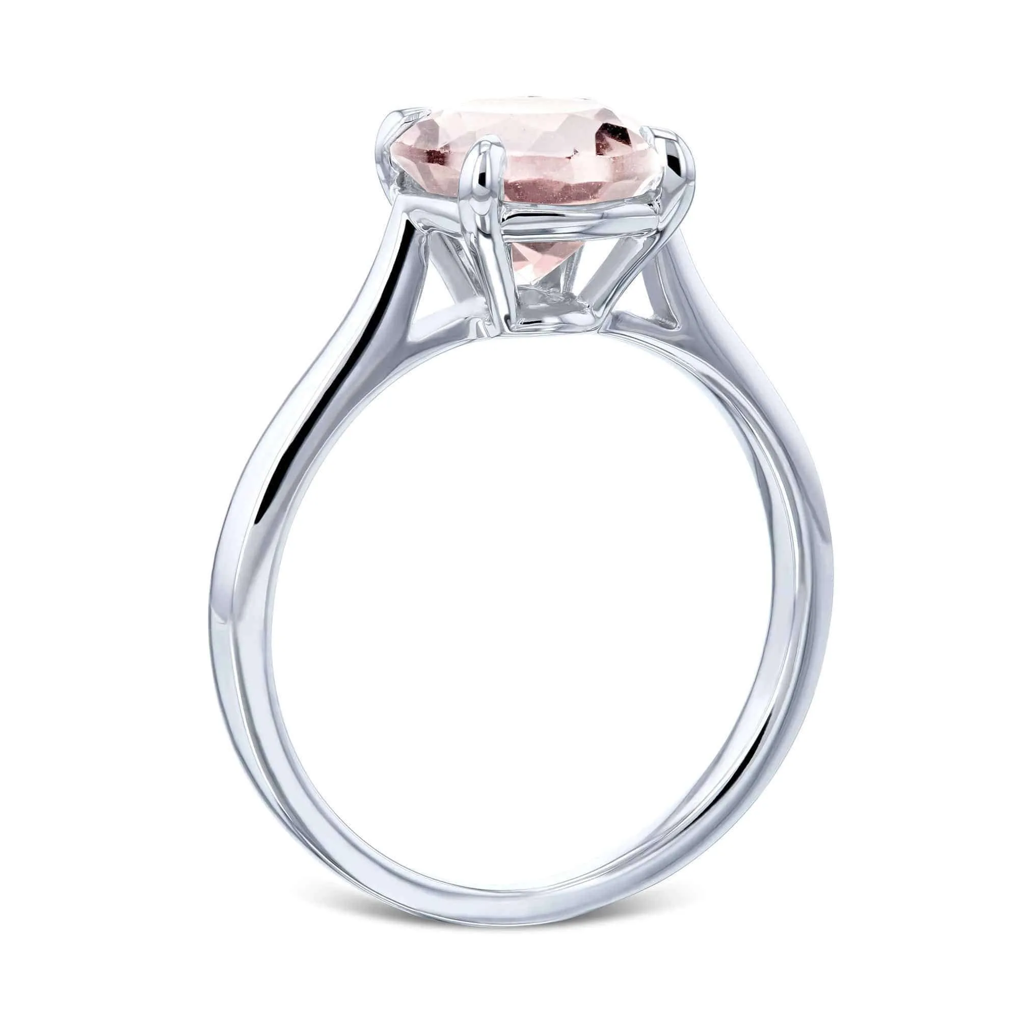 8mm Morganite Ring