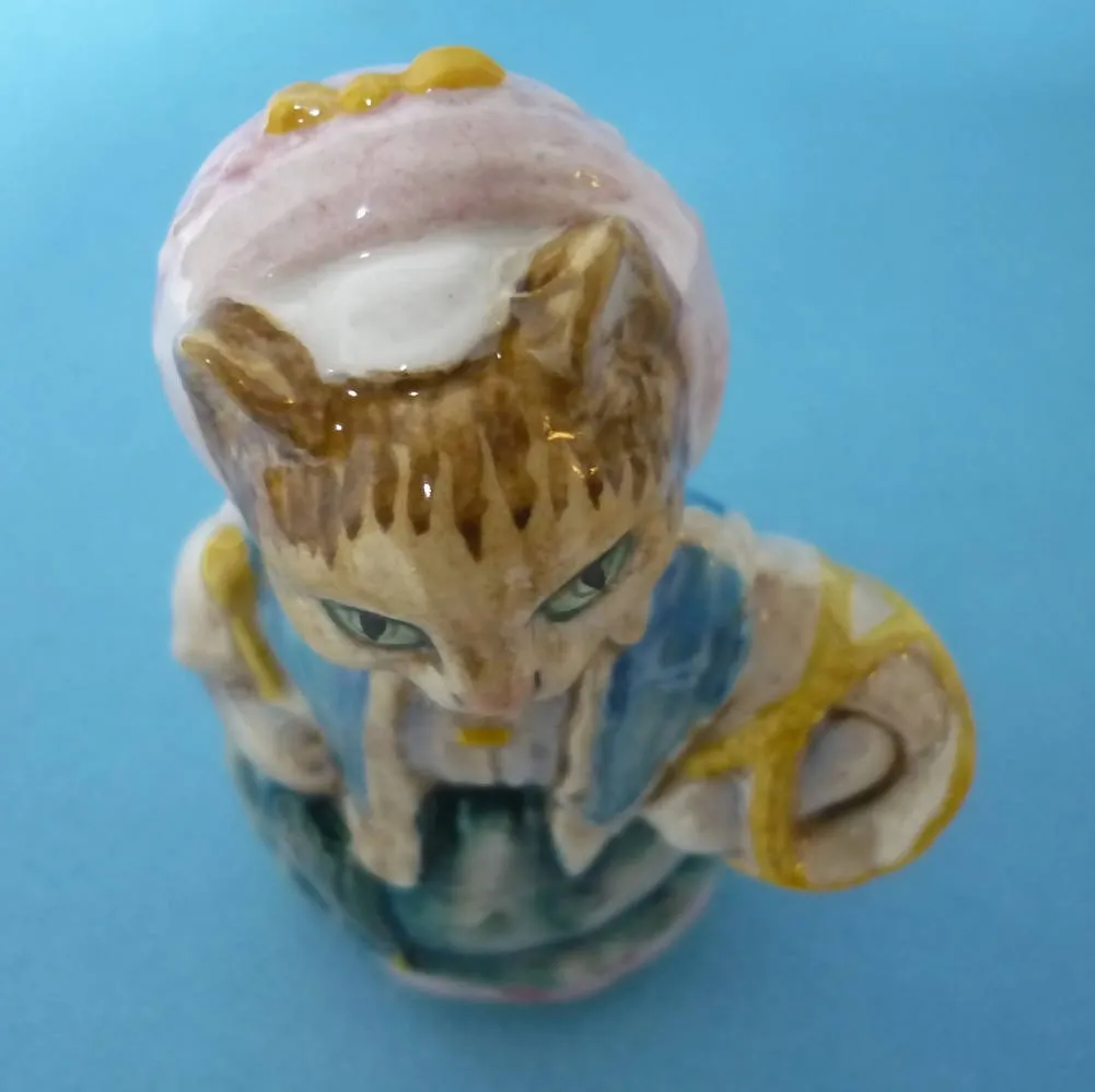 A Beswick Beatrix Potter Figurine Cousin Ribby - BP3a Backstamp. In Excellent Condition.