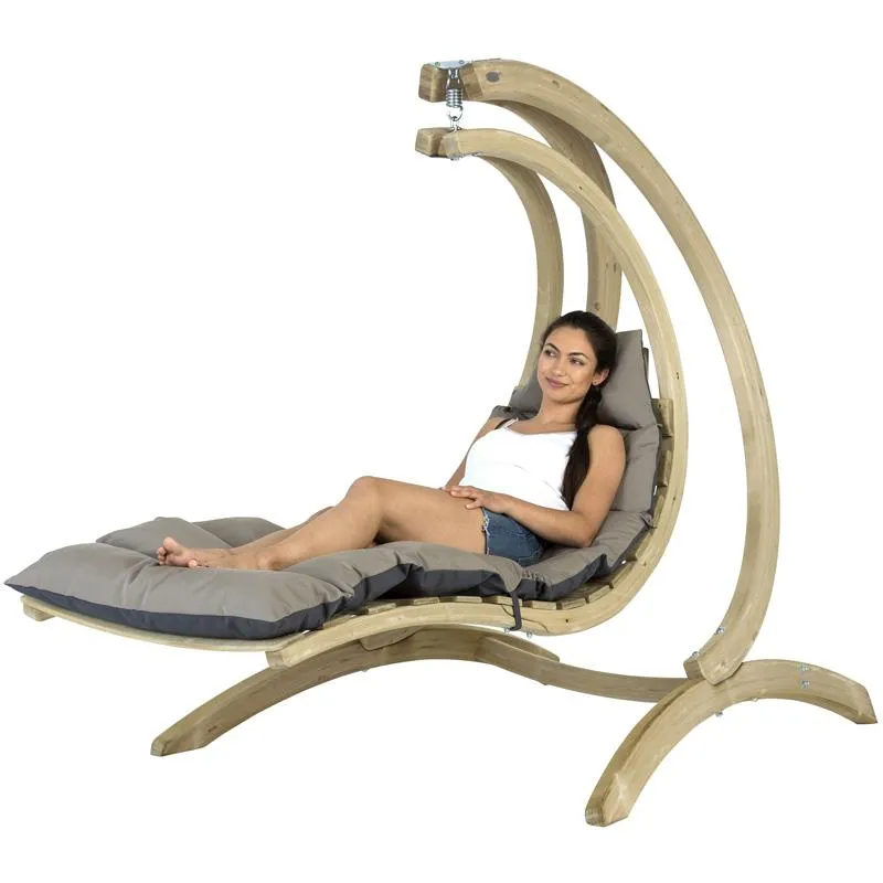 Amazonas Swing Lounger - Anthracite / Taupe