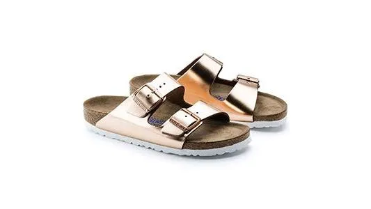 Arizona Soft Footbed Leather Metallic