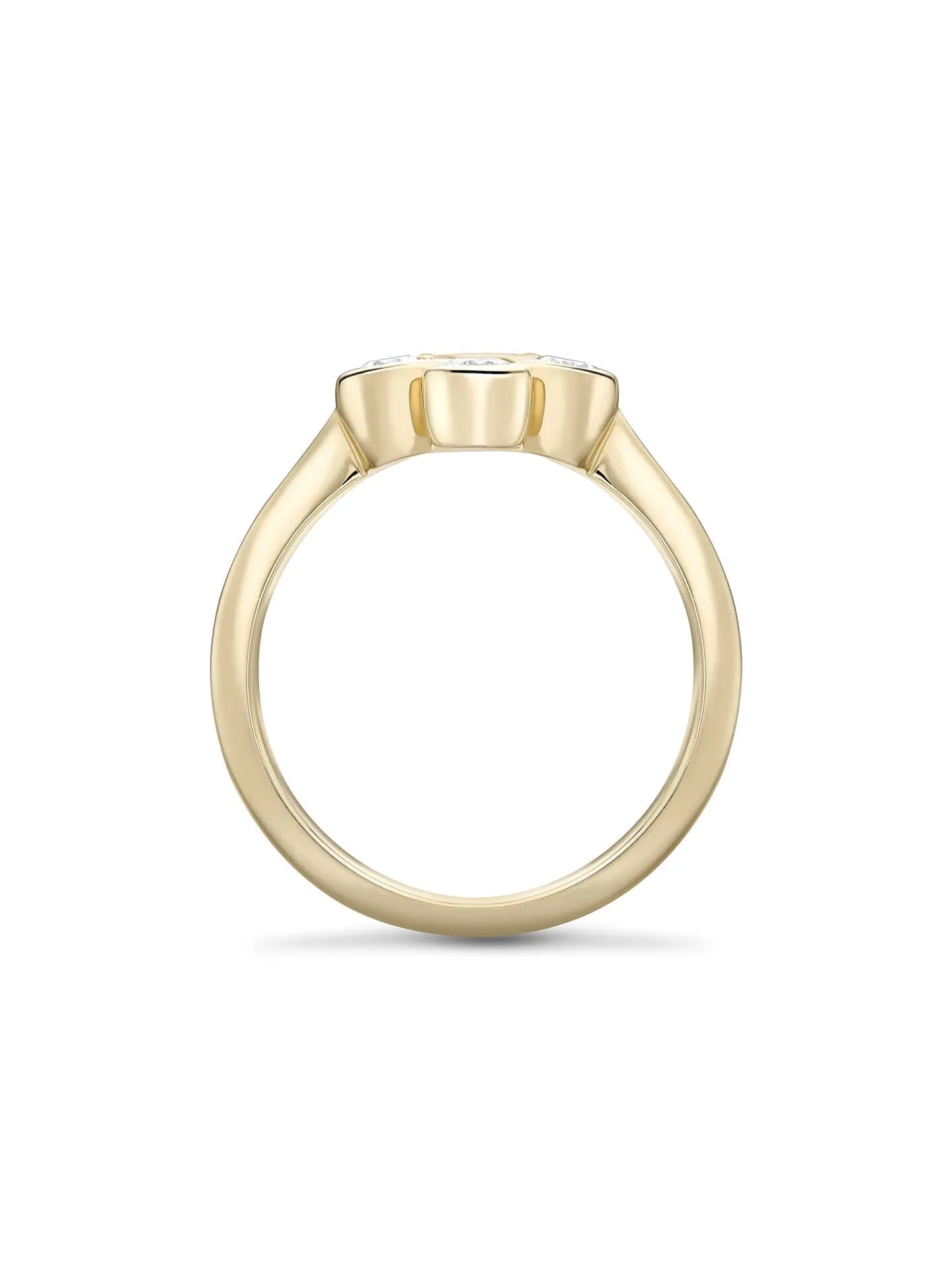 Be Boodles Classic Motif Yellow Gold Ring