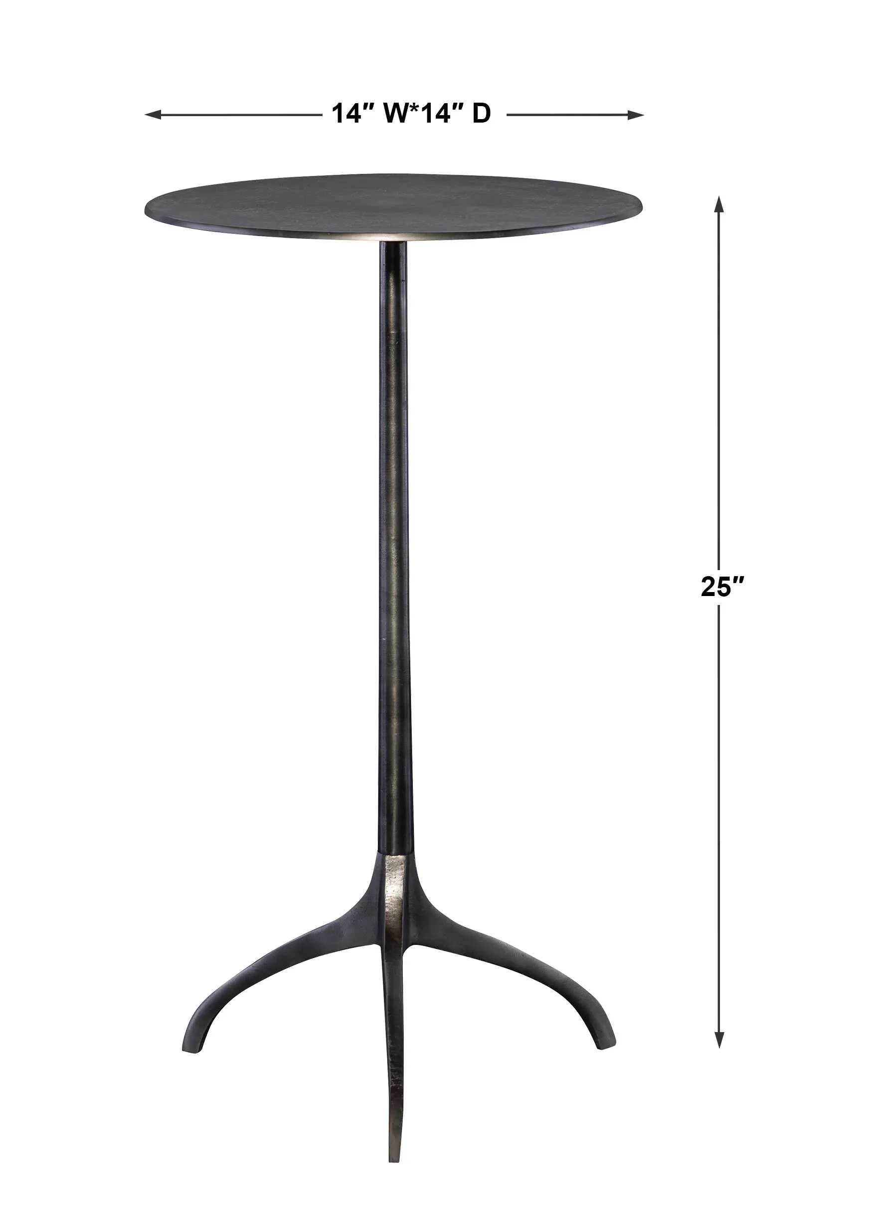 Beacon Nickel Accent Table