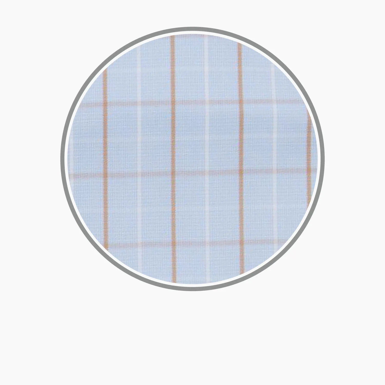 Beige Graph Check Cotton Fabric