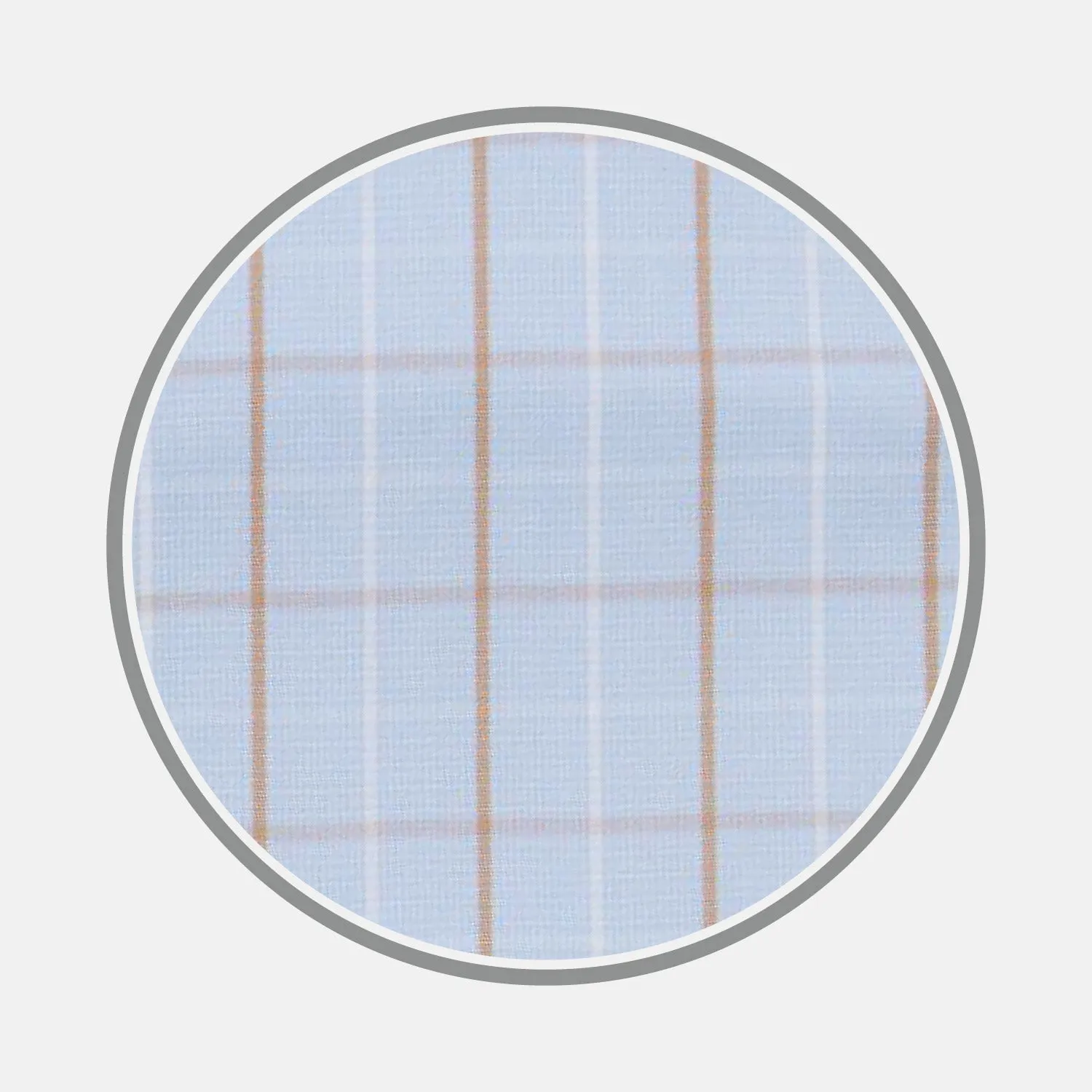 Beige Graph Check Cotton Fabric