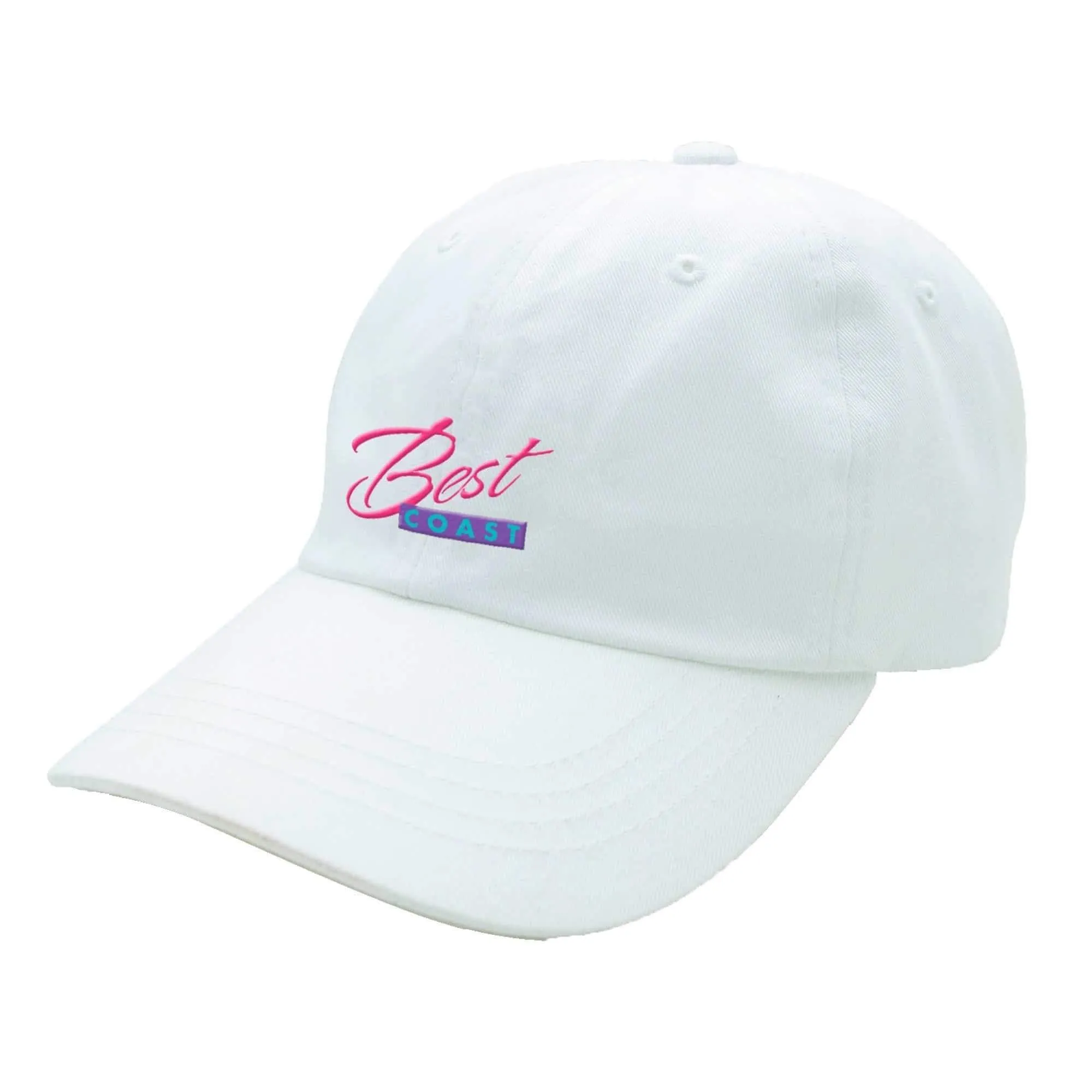 Best Coast Dad Hat - White