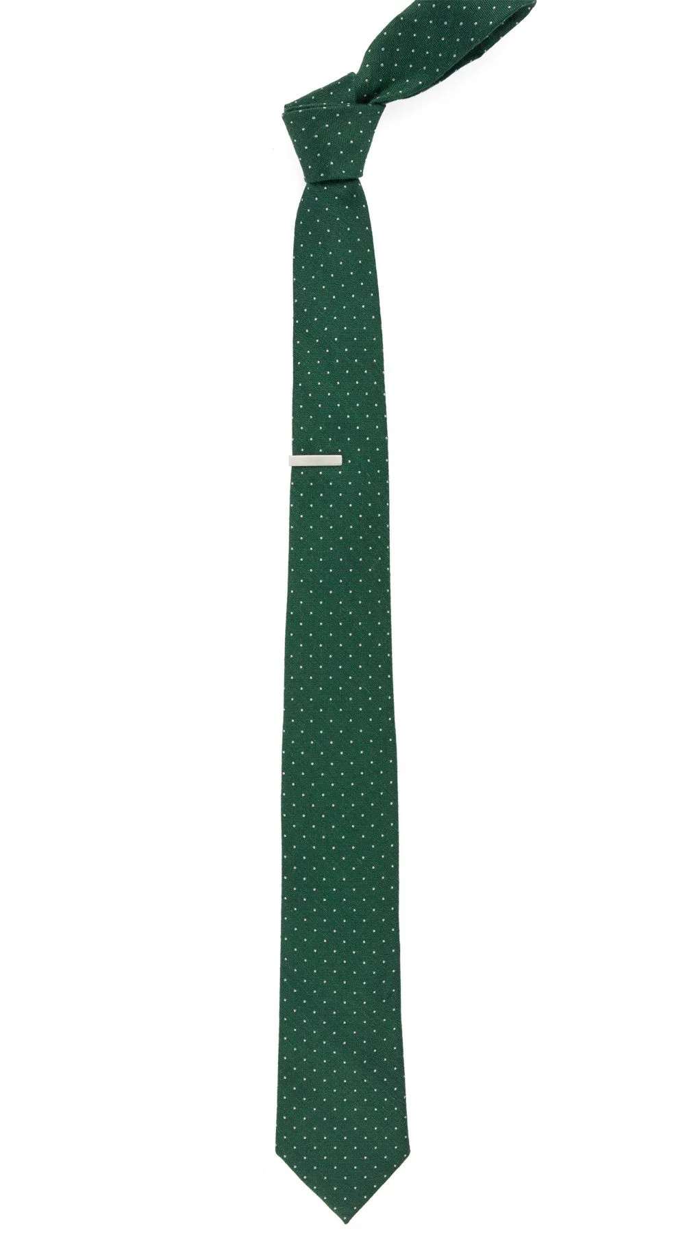 Bhldn Destination Dots Hunter Green Tie