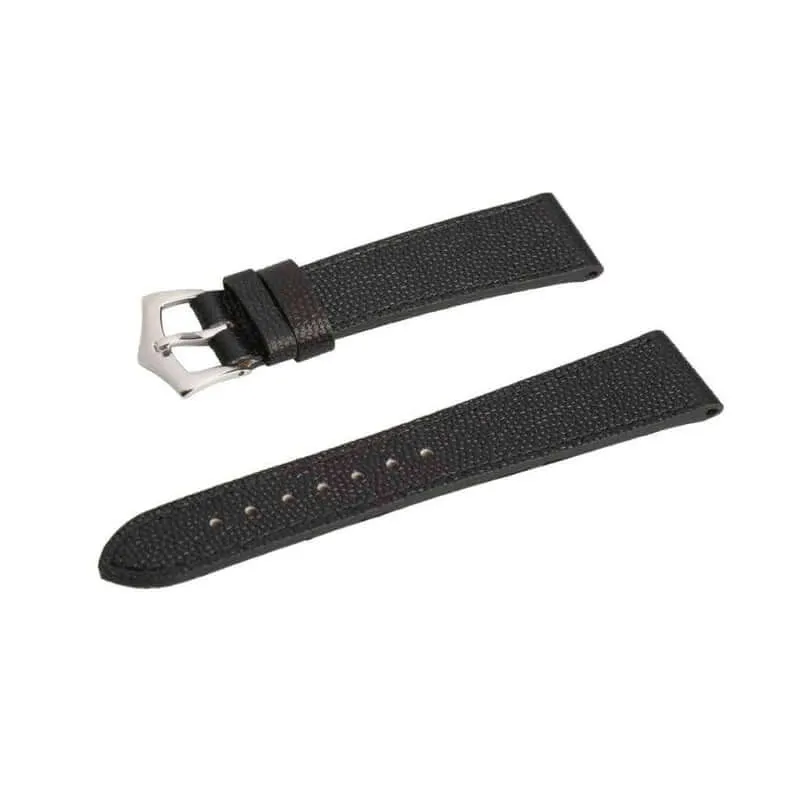 Black Hammered Calfskin Watch strap