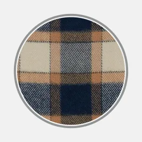 Blue Multi Check Cotton Fabric