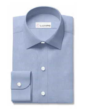 Blue Pinpoint Oxford Dress Shirt