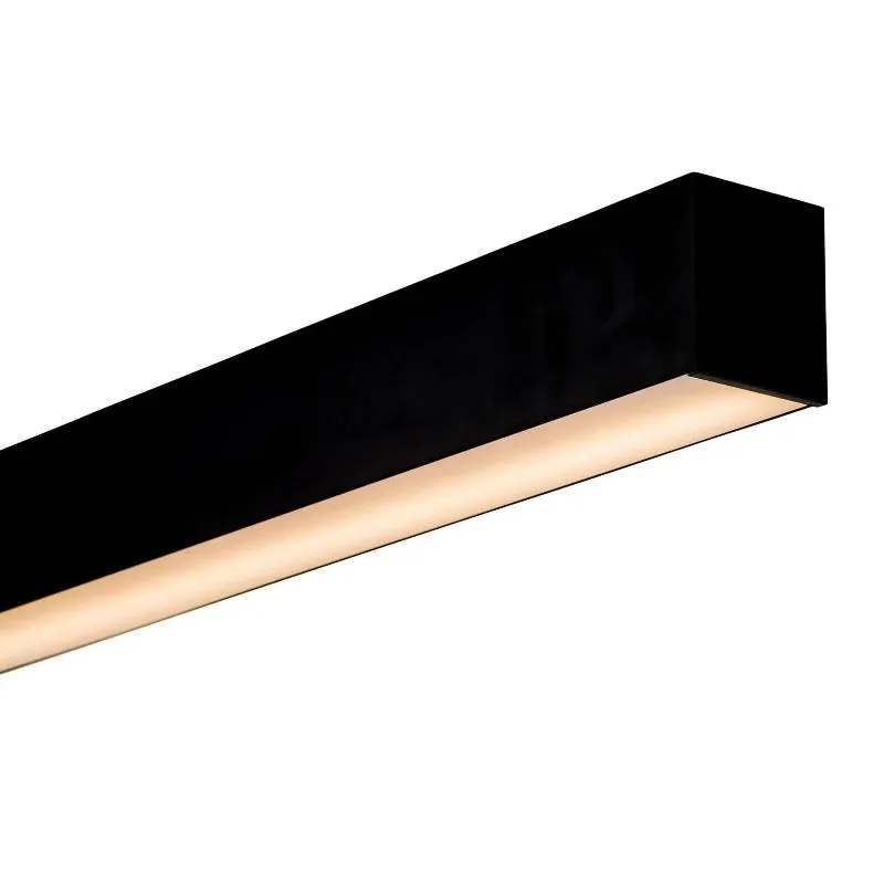 Boxy Black Linear Pendant | Integrated Driver | Assorted Sizes