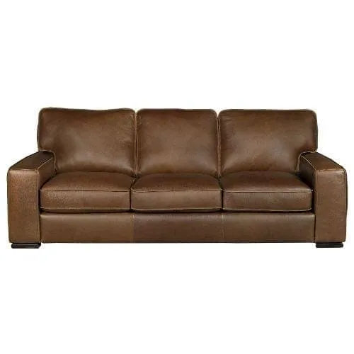 Briatoni Square Arm Faux Leather 6 seater Sofa set