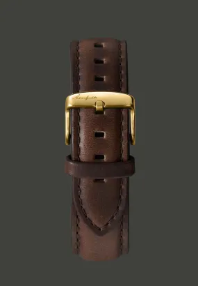 Brown Leather Strap 18mm