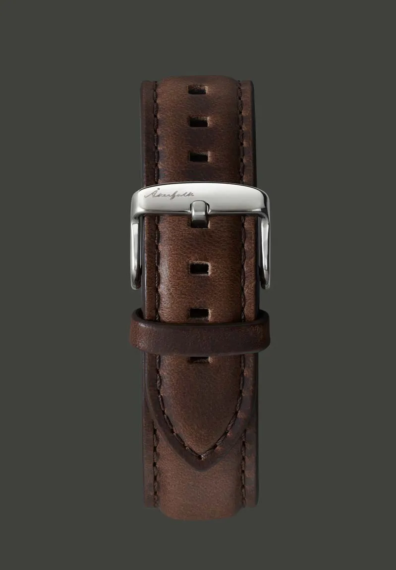 Brown Leather Strap 18mm