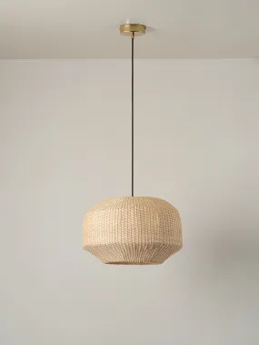 Budi - large handwoven rattan lampshade