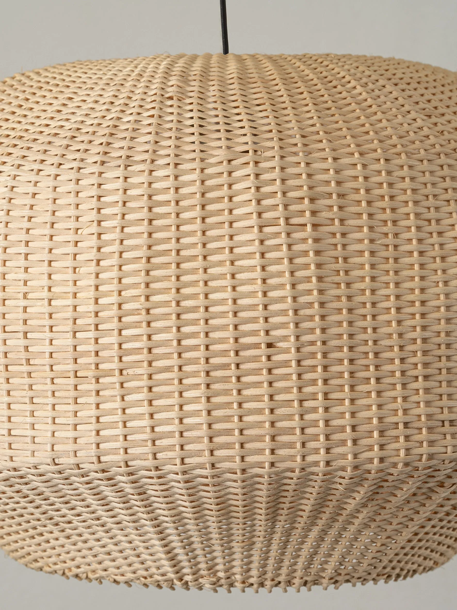 Budi - large handwoven rattan lampshade