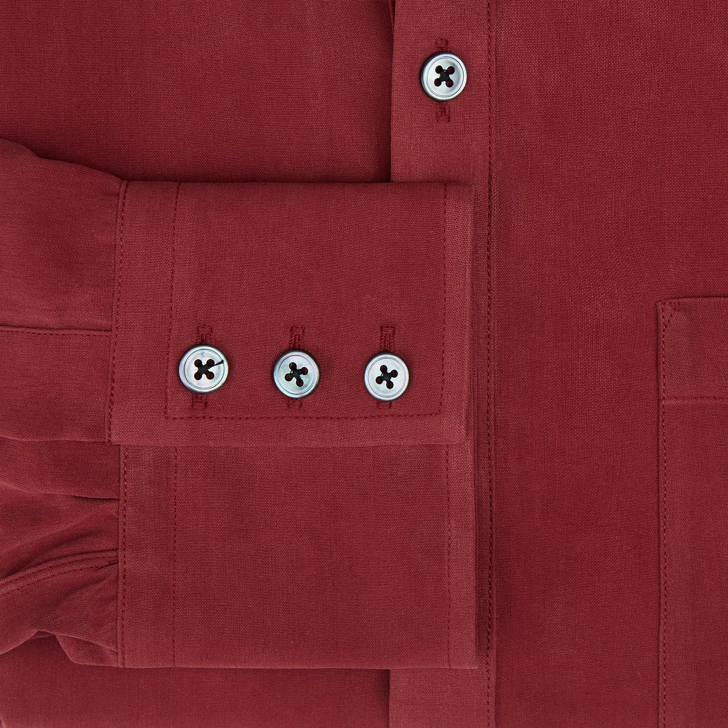 Burgundy Silk Chelsea Shirt