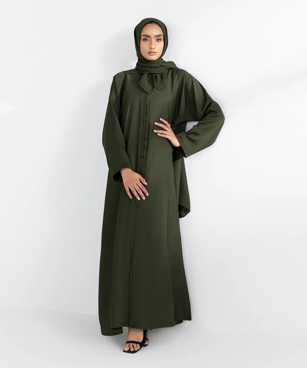 Button Through Abaya