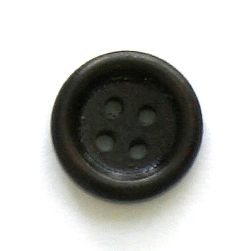 Button, wood, 13/15mm, three colours