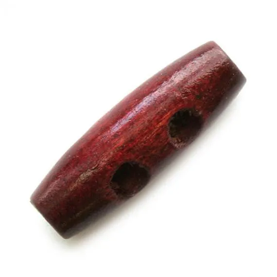 Button, wood, 34mm, toggle