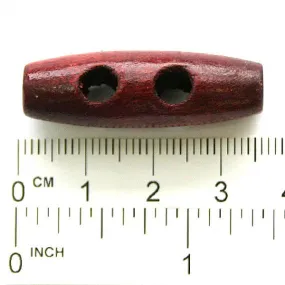 Button, wood, 34mm, toggle