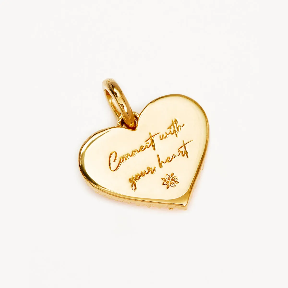 By Charlotte Connect With Your Heart Pendant, Gold