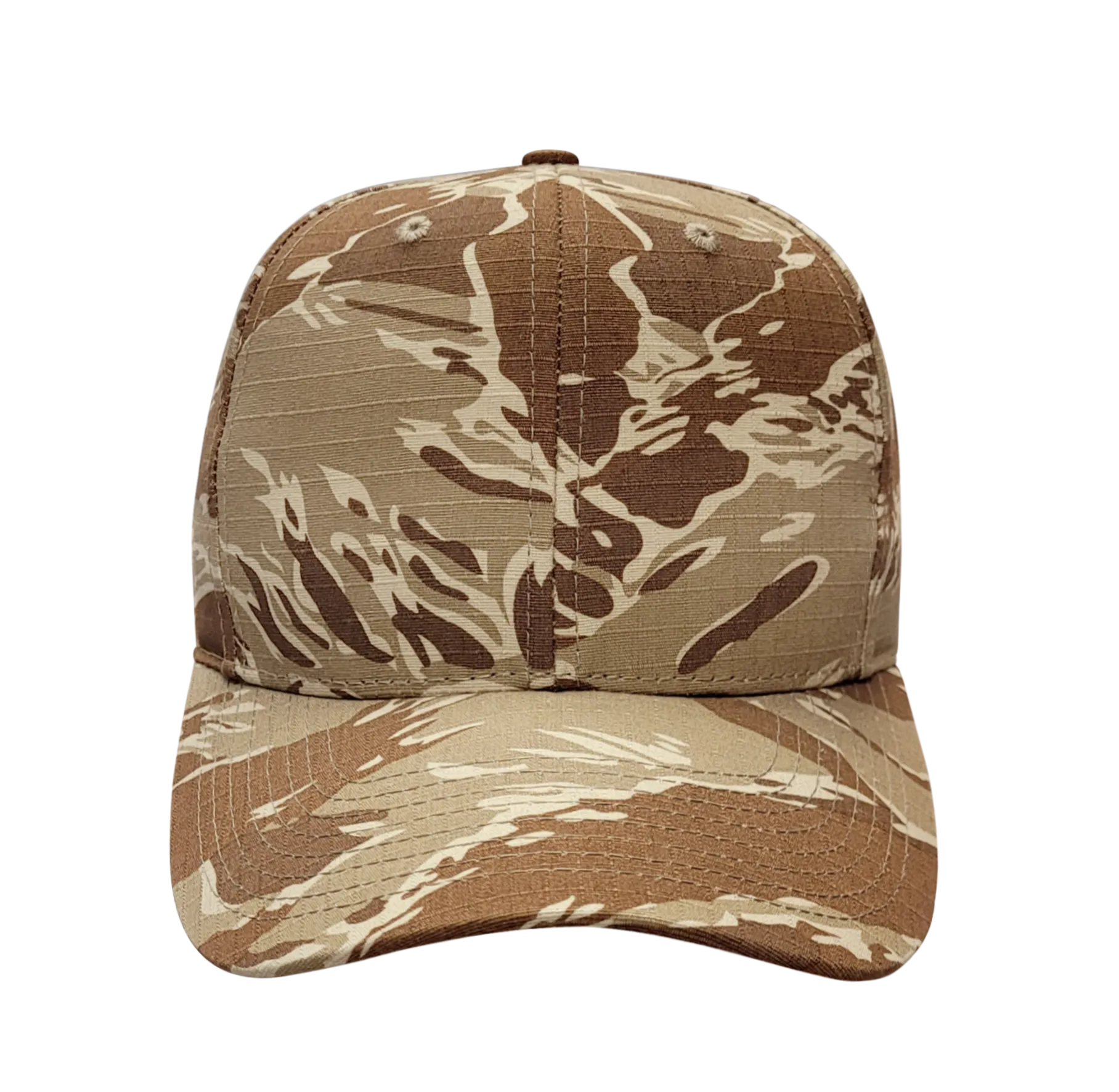 Cali Headwear KL100TT Tiger Tan Camo 6 Panel Cap USA Made