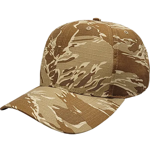 Cali Headwear KL100TT Tiger Tan Camo 6 Panel Cap USA Made