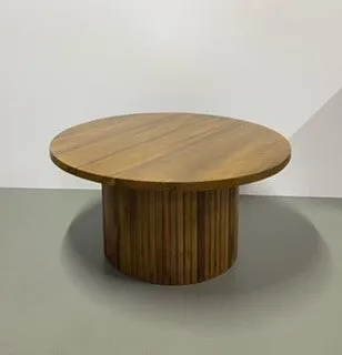 Coffee Table Round Timber 100cm