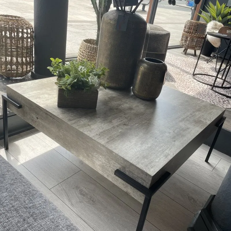 Concrete Style Coffee Table