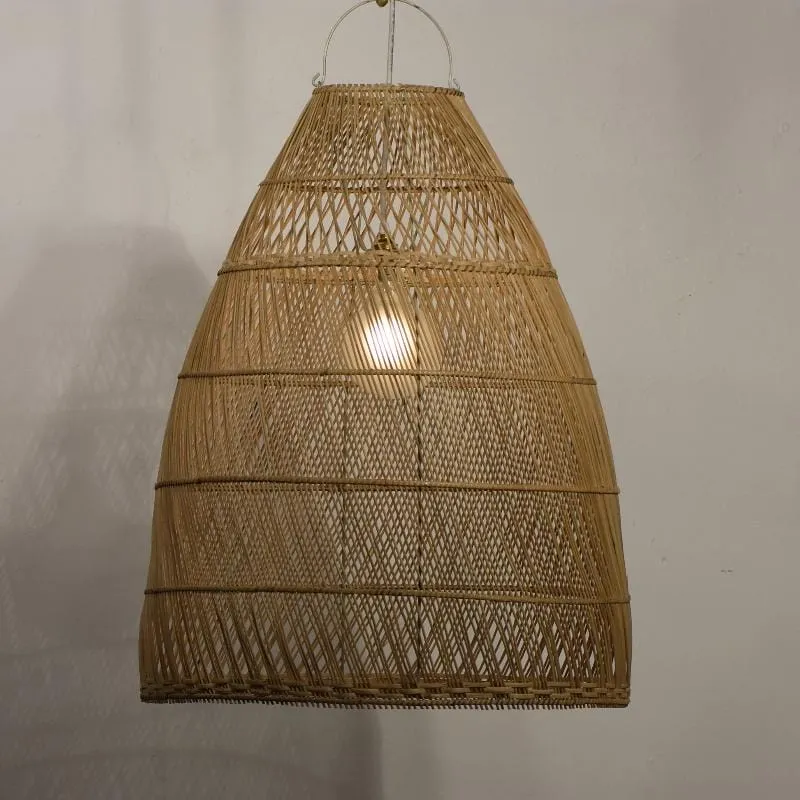 Cone Rattan Pendant Light | Assorted Finishes & Sizes