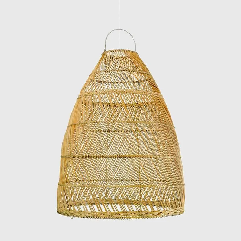 Cone Rattan Pendant Light | Assorted Finishes & Sizes