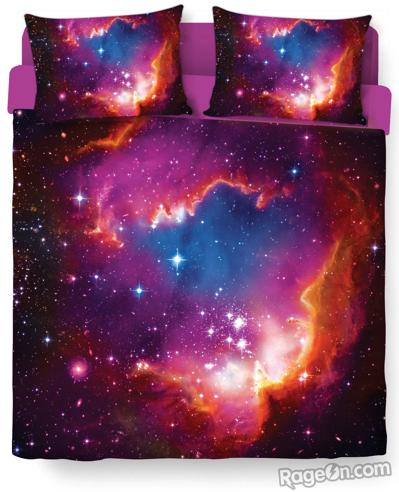 Cosmic Forces Bed Duvet Cover and Pillowcase Combo