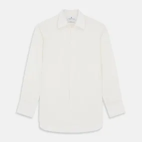 Cream Silk Whitby Shirt