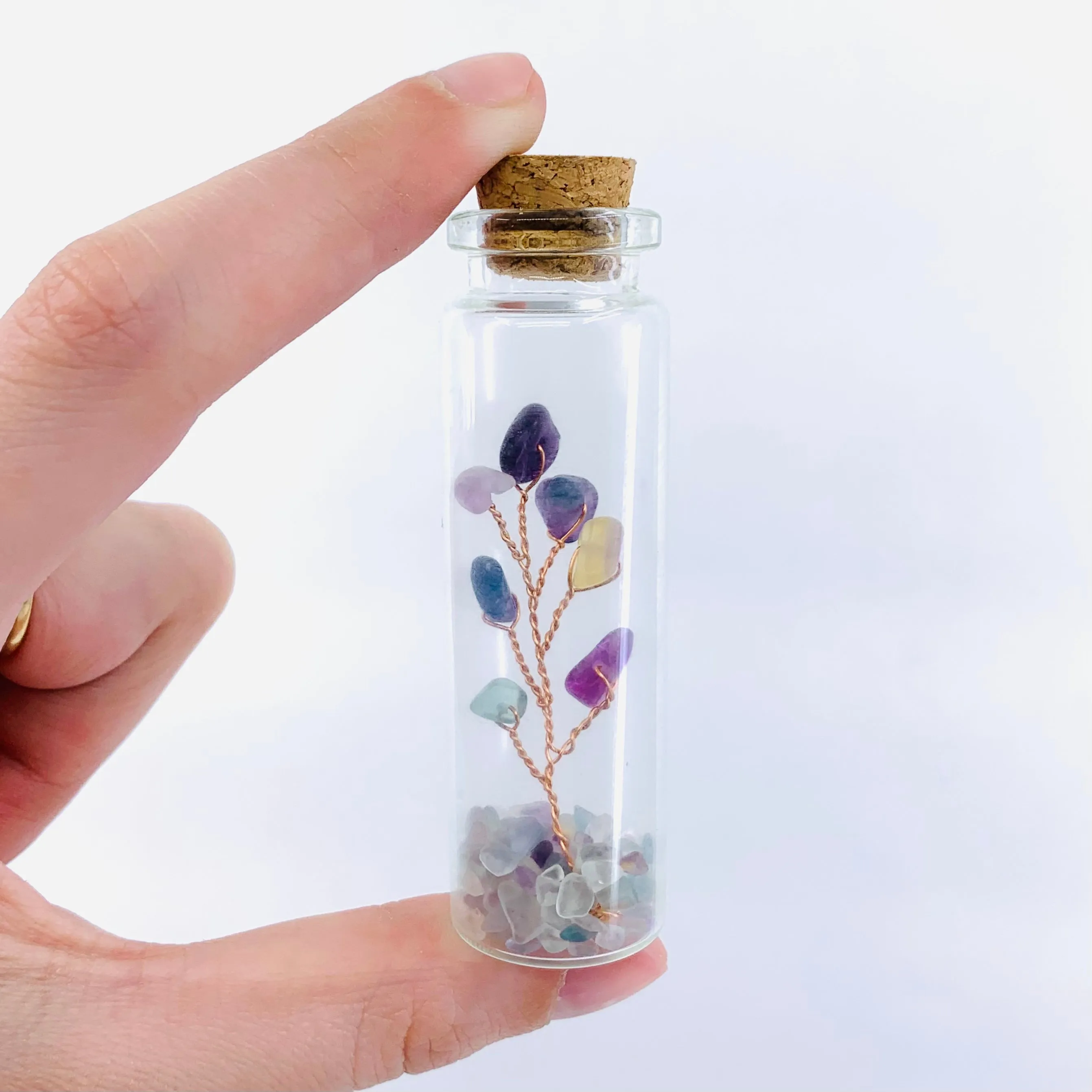 Crystal Bonsai in a Bottle