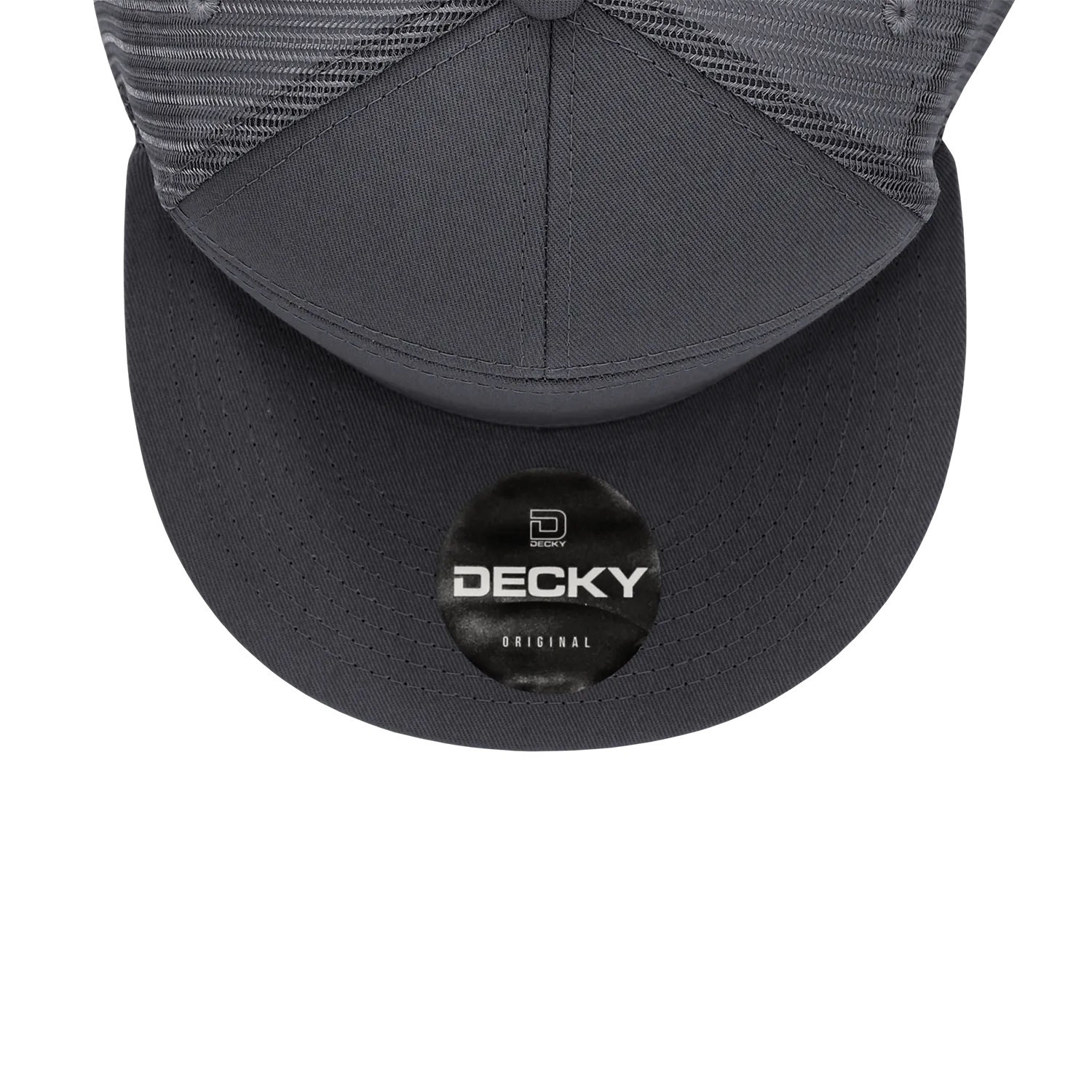 Decky 1133 7 Panel High Profile Structured Cotton Blend Trucker Hat - CASE Pricing