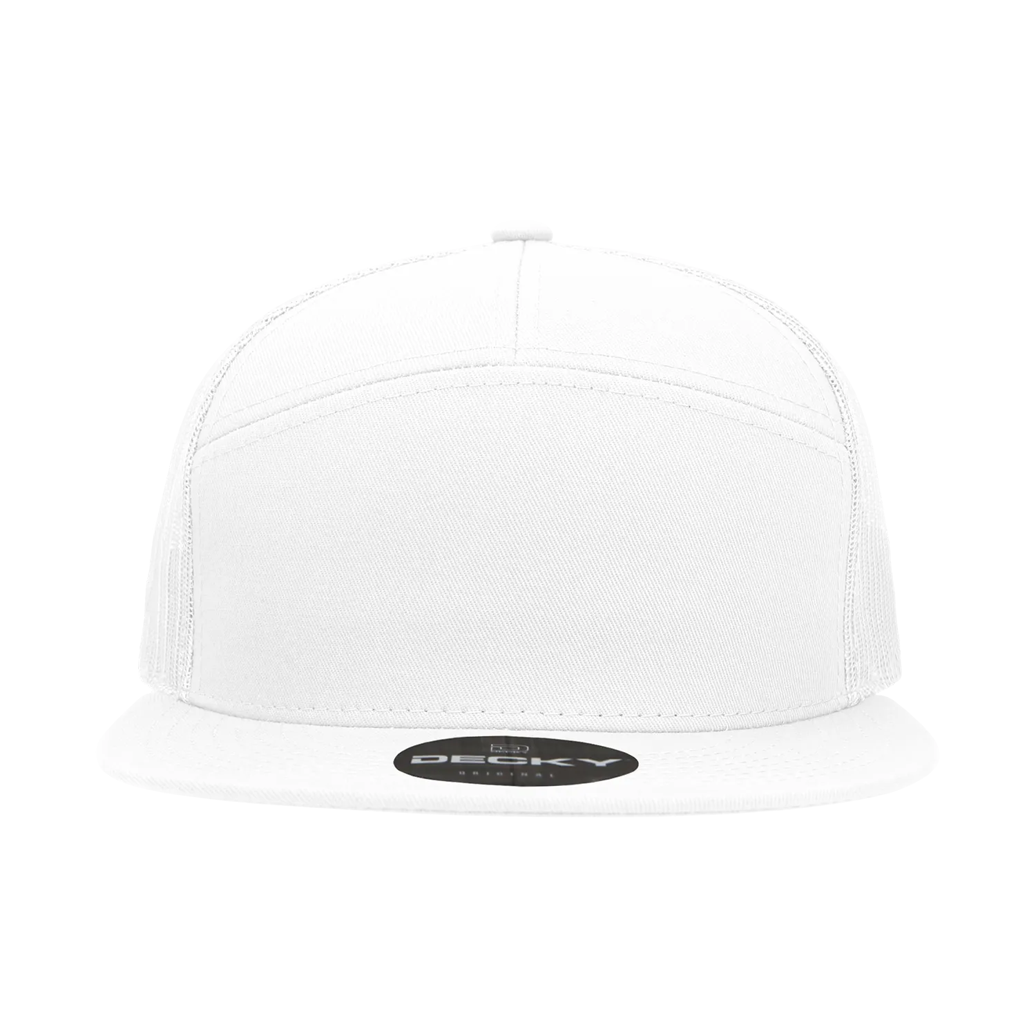 Decky 1133 7 Panel High Profile Structured Cotton Blend Trucker Hat - CASE Pricing