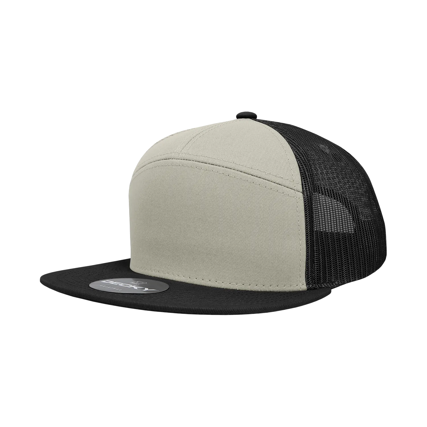 Decky 1133 7 Panel High Profile Structured Cotton Blend Trucker Hat - CASE Pricing