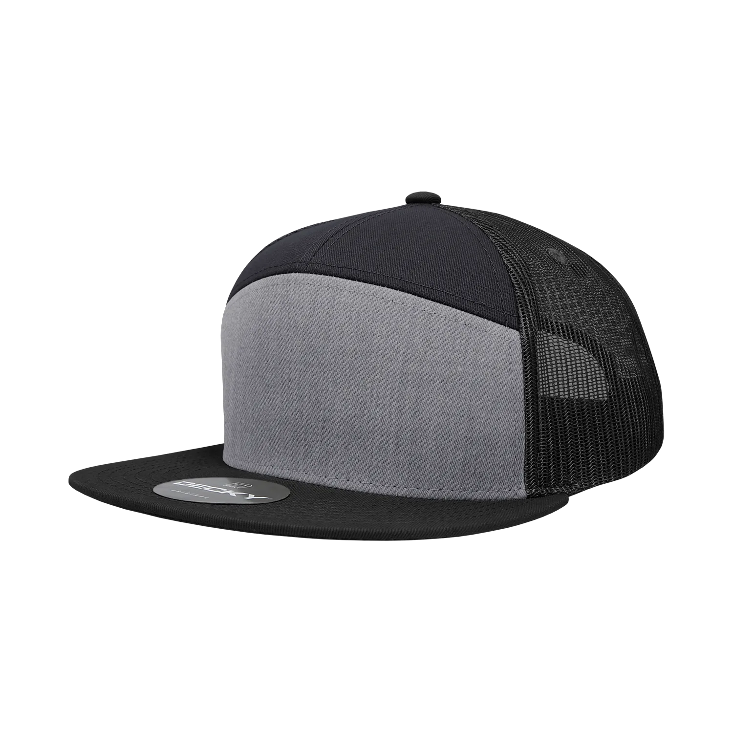 Decky 1133 7 Panel High Profile Structured Cotton Blend Trucker Hat - CASE Pricing