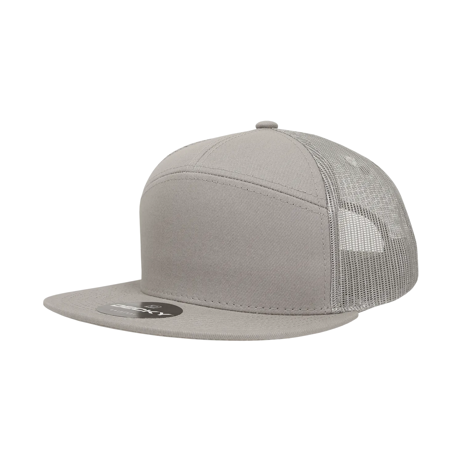 Decky 1133 7 Panel High Profile Structured Cotton Blend Trucker Hat - CASE Pricing