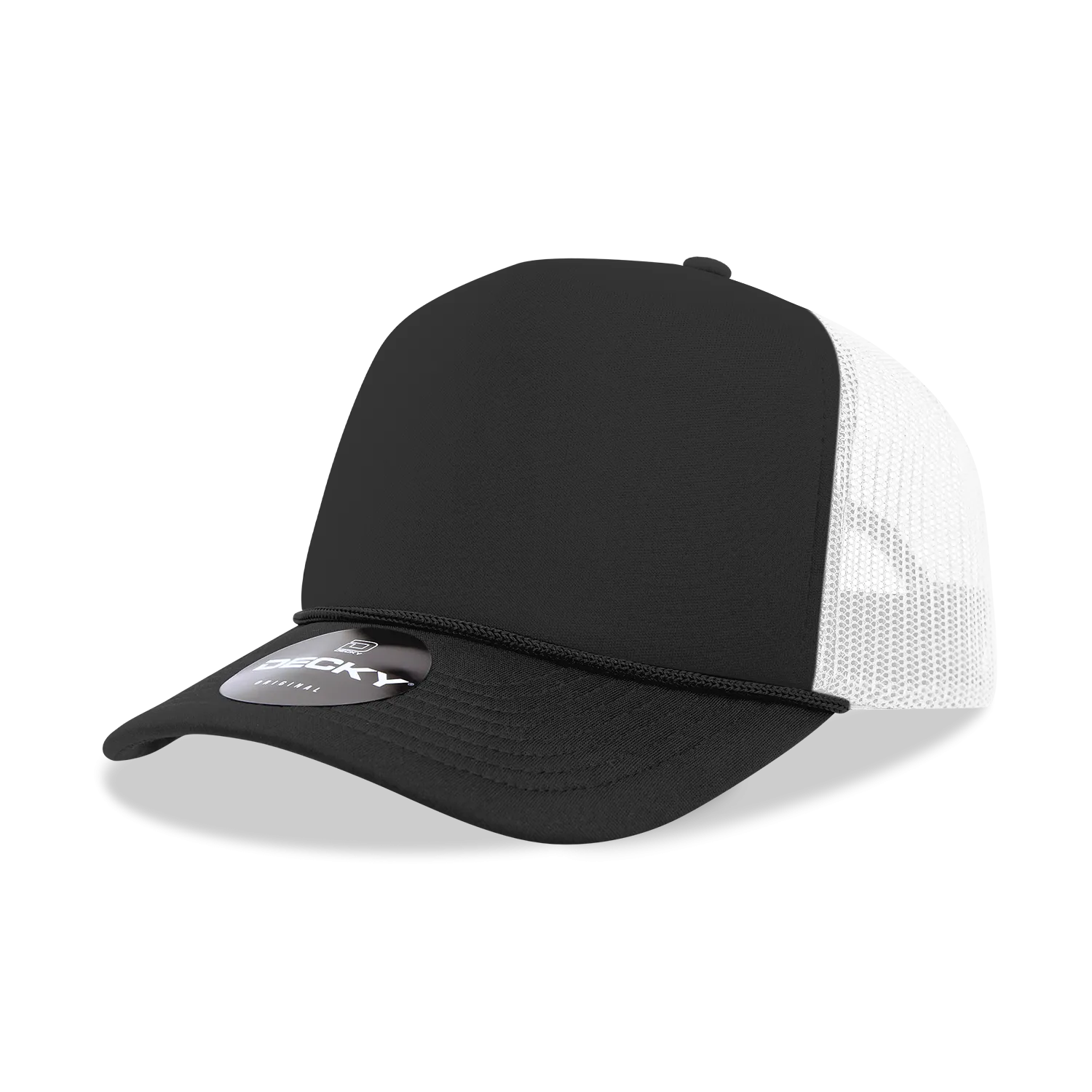 Decky 6025 Mid Profile, 5 Panel Foam Trucker Hat