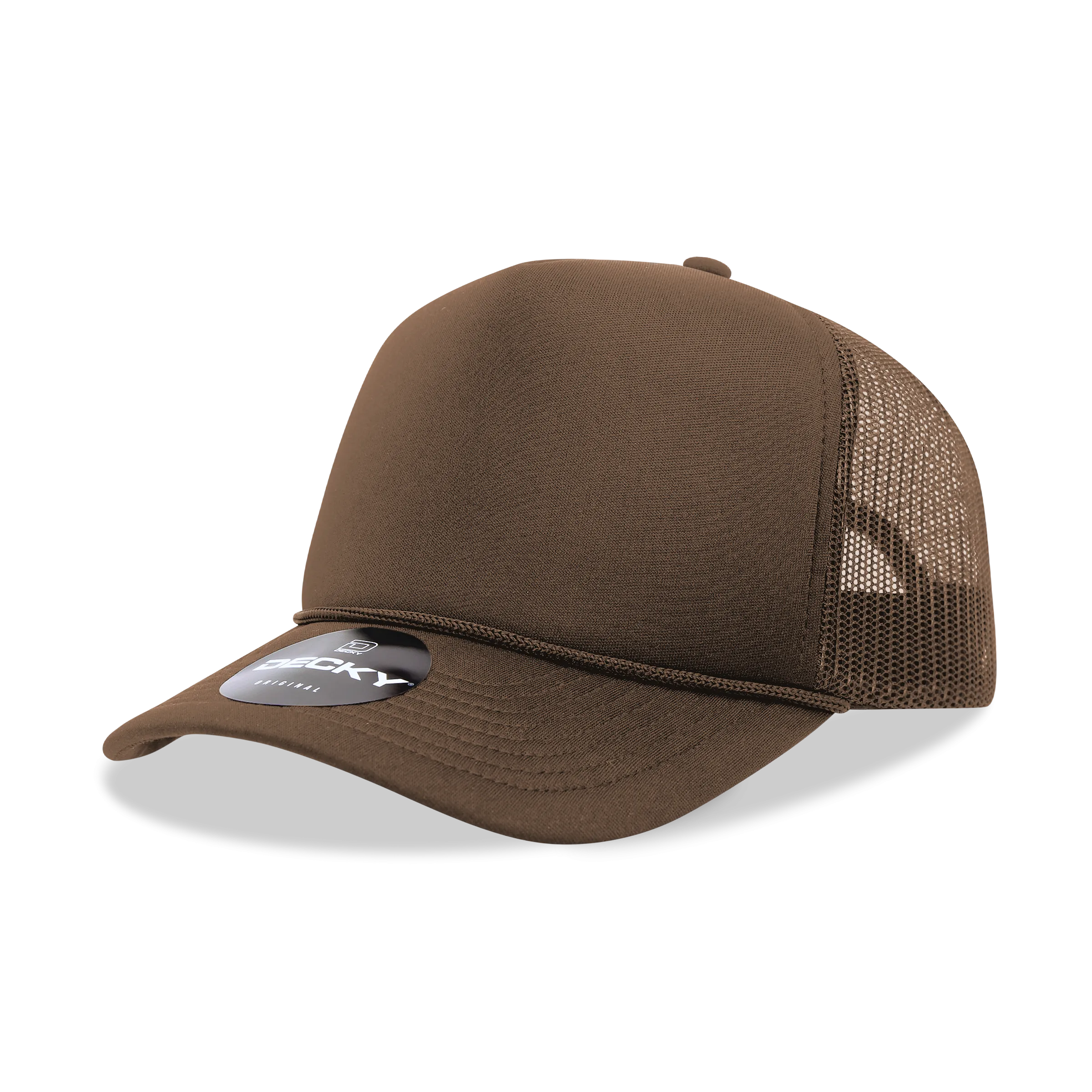 Decky 6025 Mid Profile, 5 Panel Foam Trucker Hat