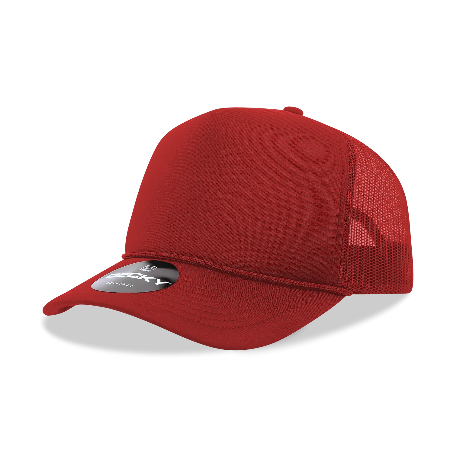 Decky 6025 Mid Profile, 5 Panel Foam Trucker Hat