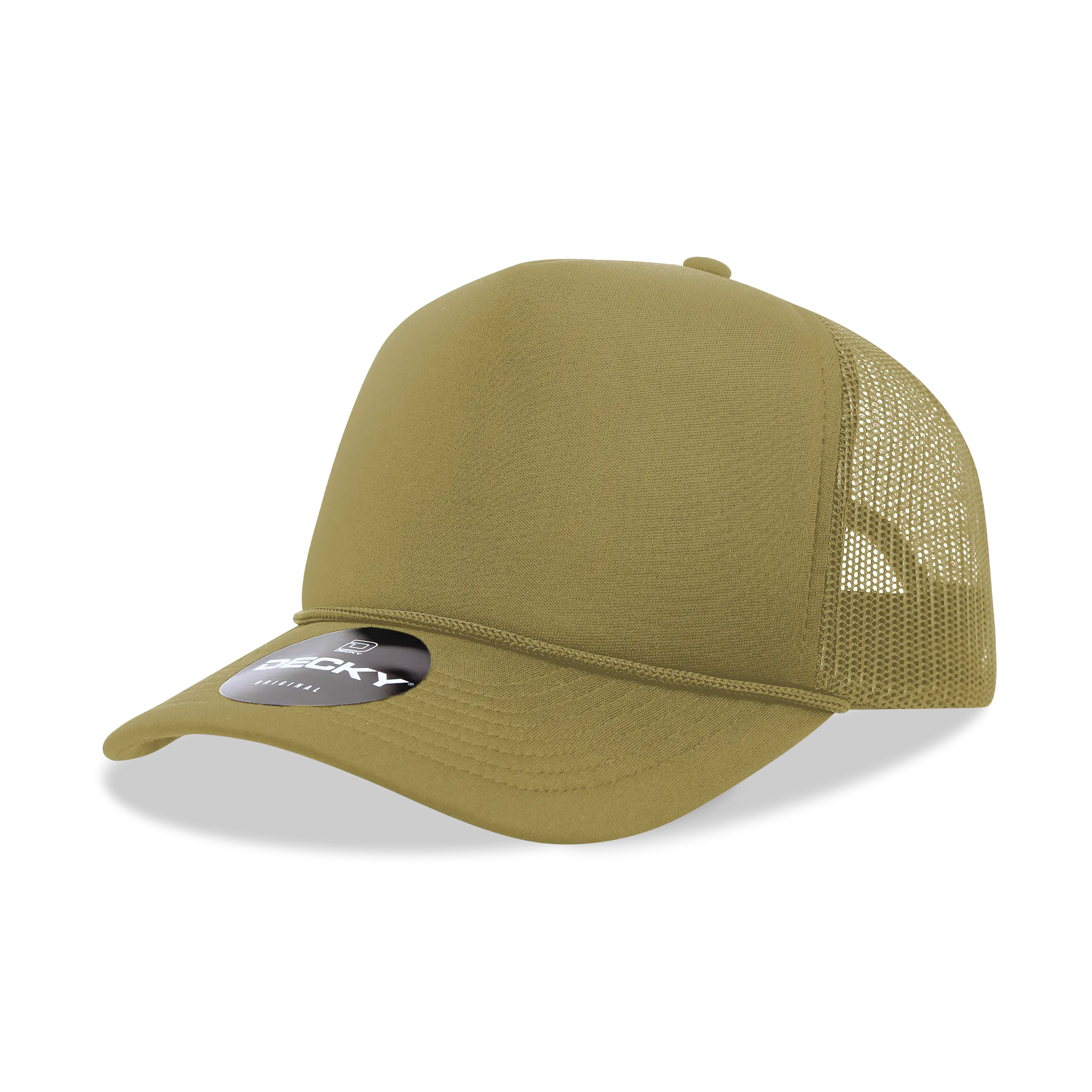 Decky 6025 Mid Profile, 5 Panel Foam Trucker Hat