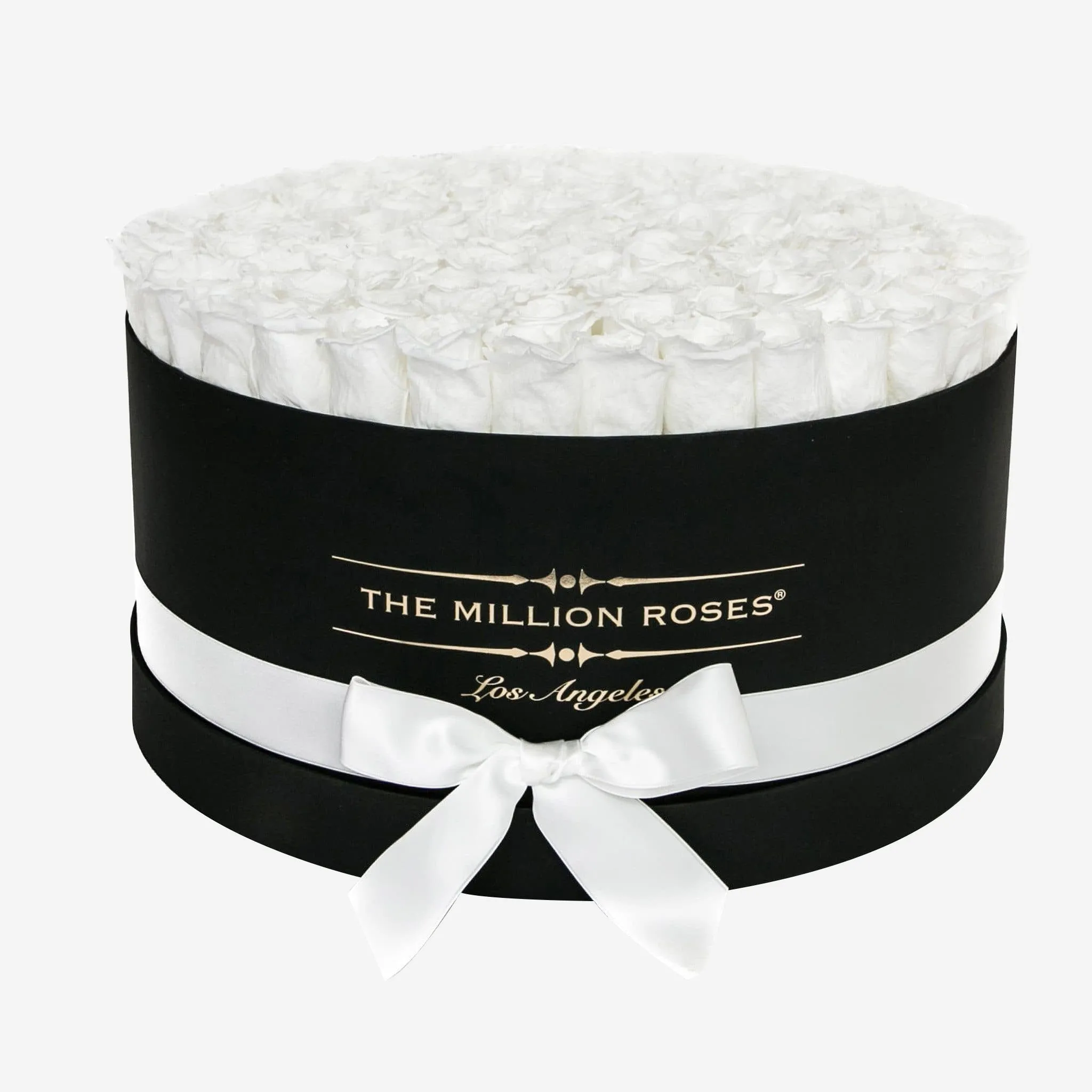 Deluxe Black Box | White Roses