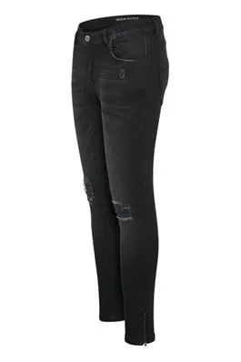 Denim Hunter Black Torn Jean