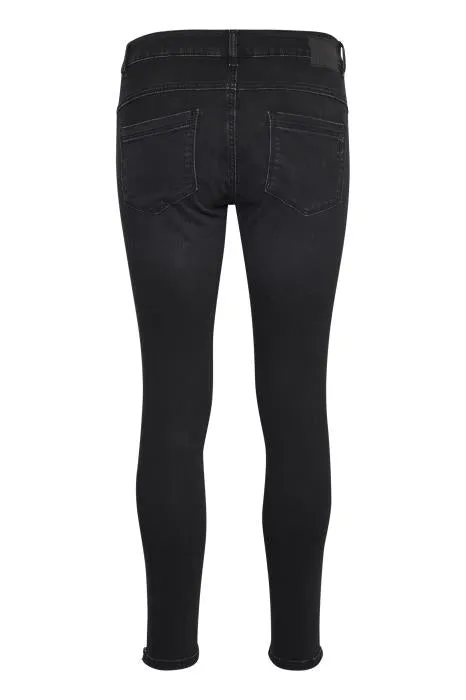 Denim Hunter Black Torn Jean