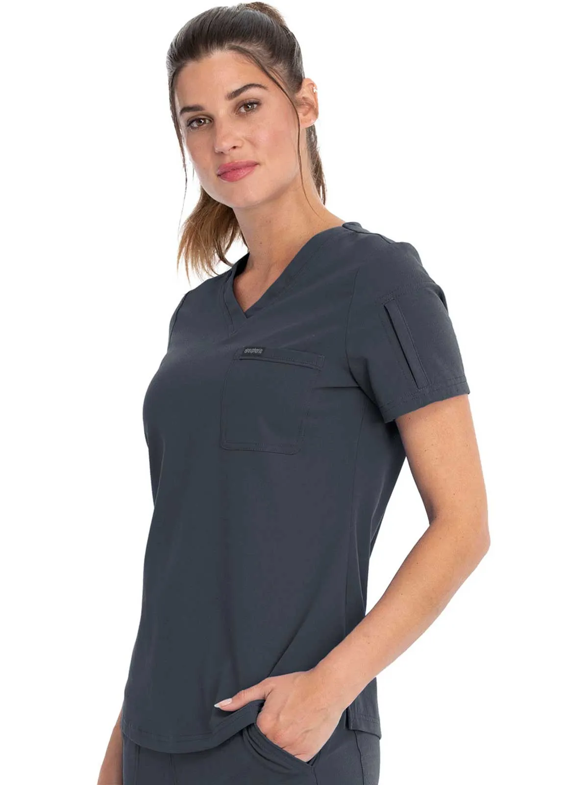 Euphoria - Women's Tuckable V-Neck Solid Top